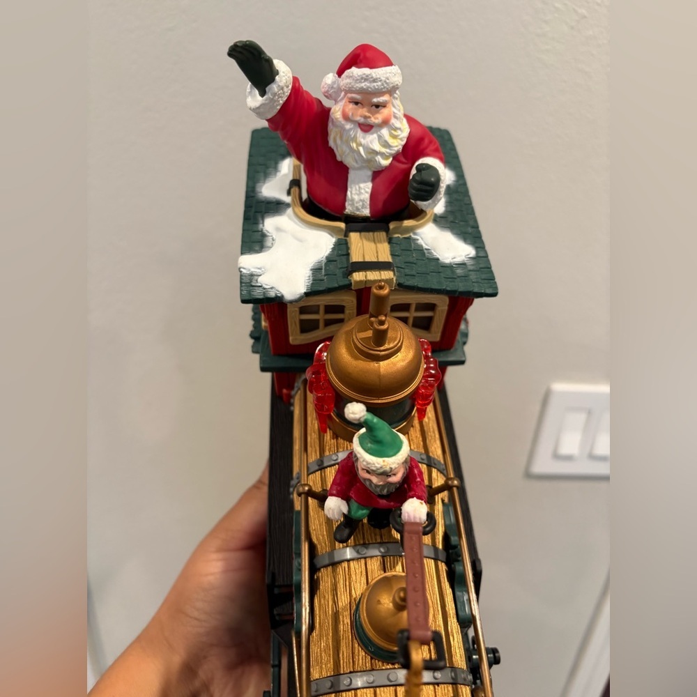 New Bright The Holiday Express Christmas Train Car #387 Santa's Fe "Engine" 1995 - Picture 11 of 16
